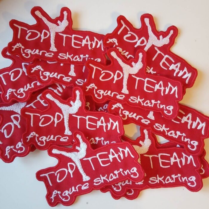 Team patches with logo - Ice figure skating