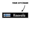 Kouvola merkki embroidered patch