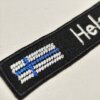 City name patch embroidered Finnish flag colors Helsinki Finland - Image 7