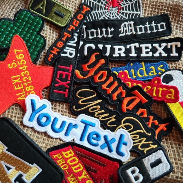 Custom Patches Embroidery service Kangasmerkit Merkit