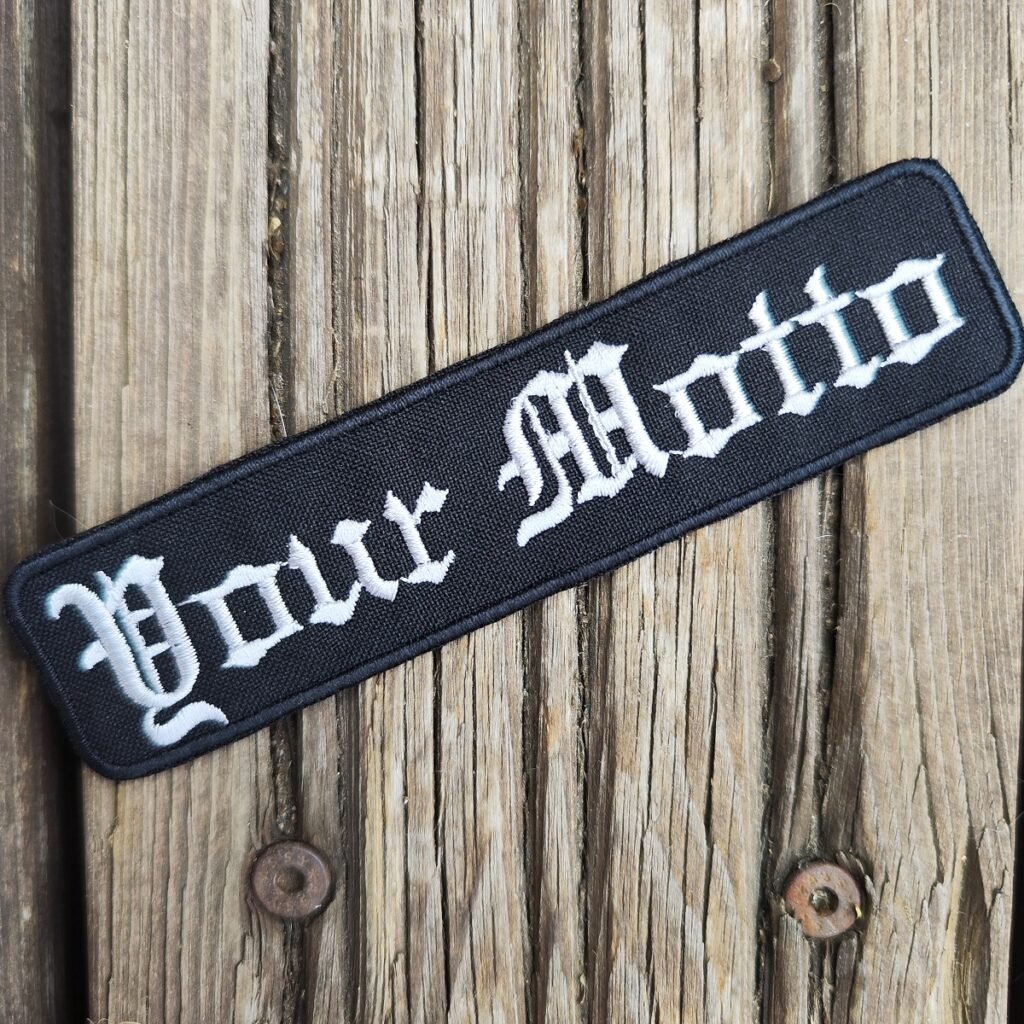 Custom Patch Punk Style Burlap by Mottopatch