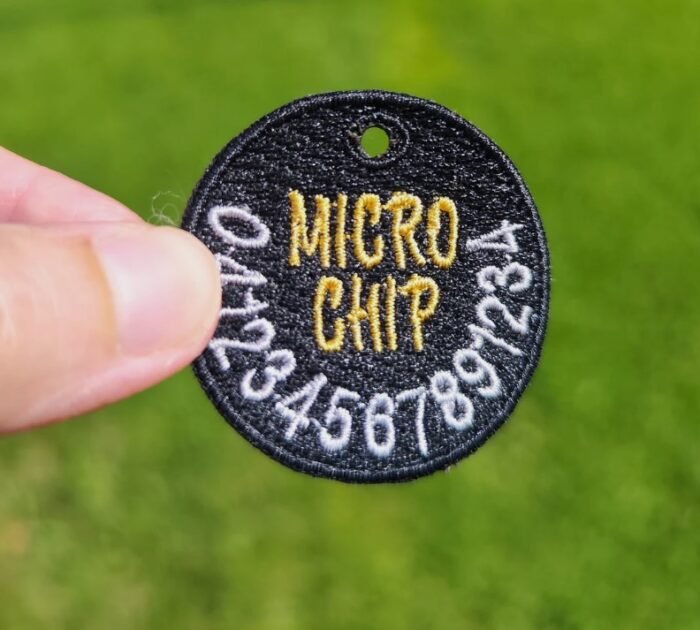 Microchip Pet Tag Personalised Silent Tag for collar