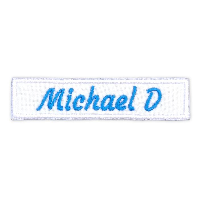 2PCS Nurse Name Tag Personalized Doctor Teacher Name Badge Waiter Uniform Embroidered Sew On Business Name Sign for Employee Staff Shirt - Image 3