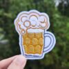 beer patch embroidered
