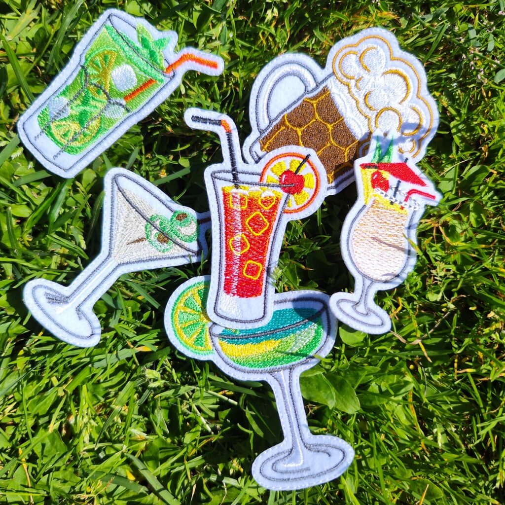 cocktail patches collection by Mottopatch