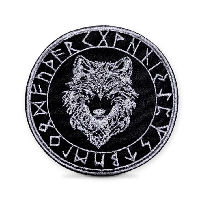 Fenrir Wolf patch Embroidered