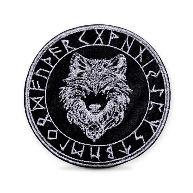 Fenrir Wolf patch Embroidered