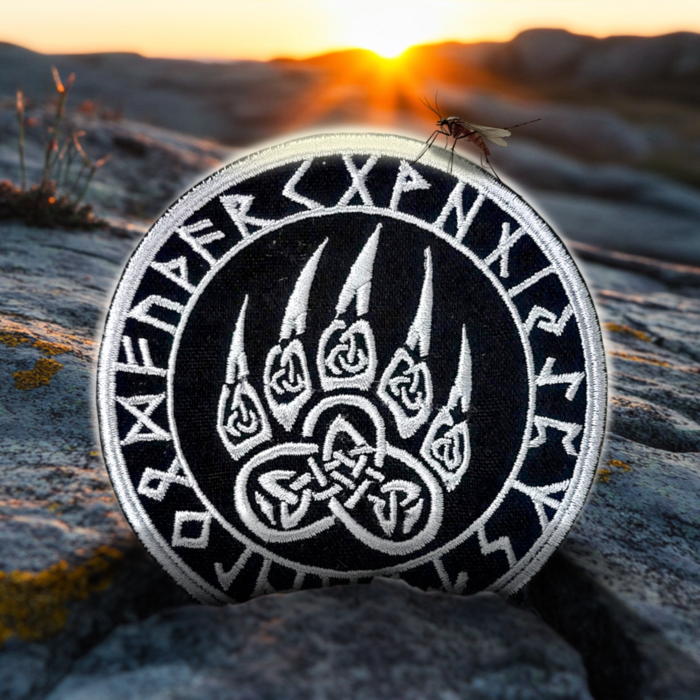 Bear Claw Viking Patch, Norse Patch