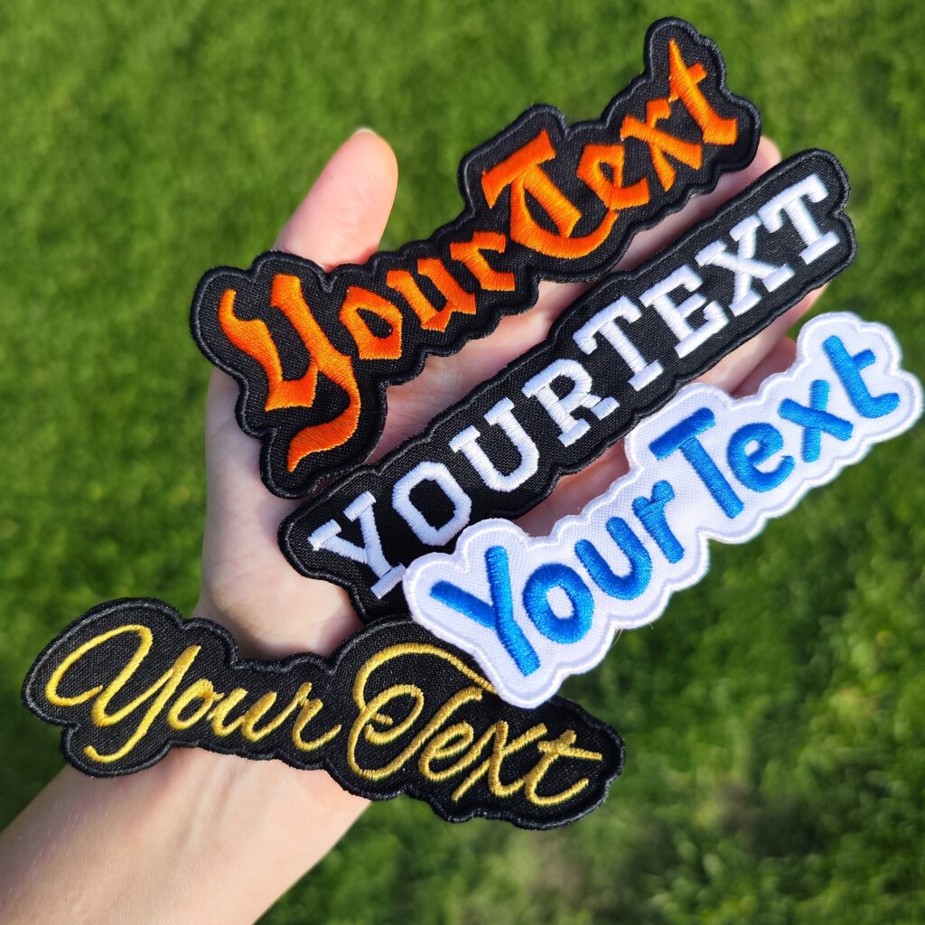 custom name patches by Mottopatch