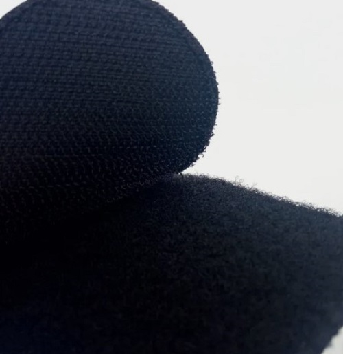 hook and loop backing close up