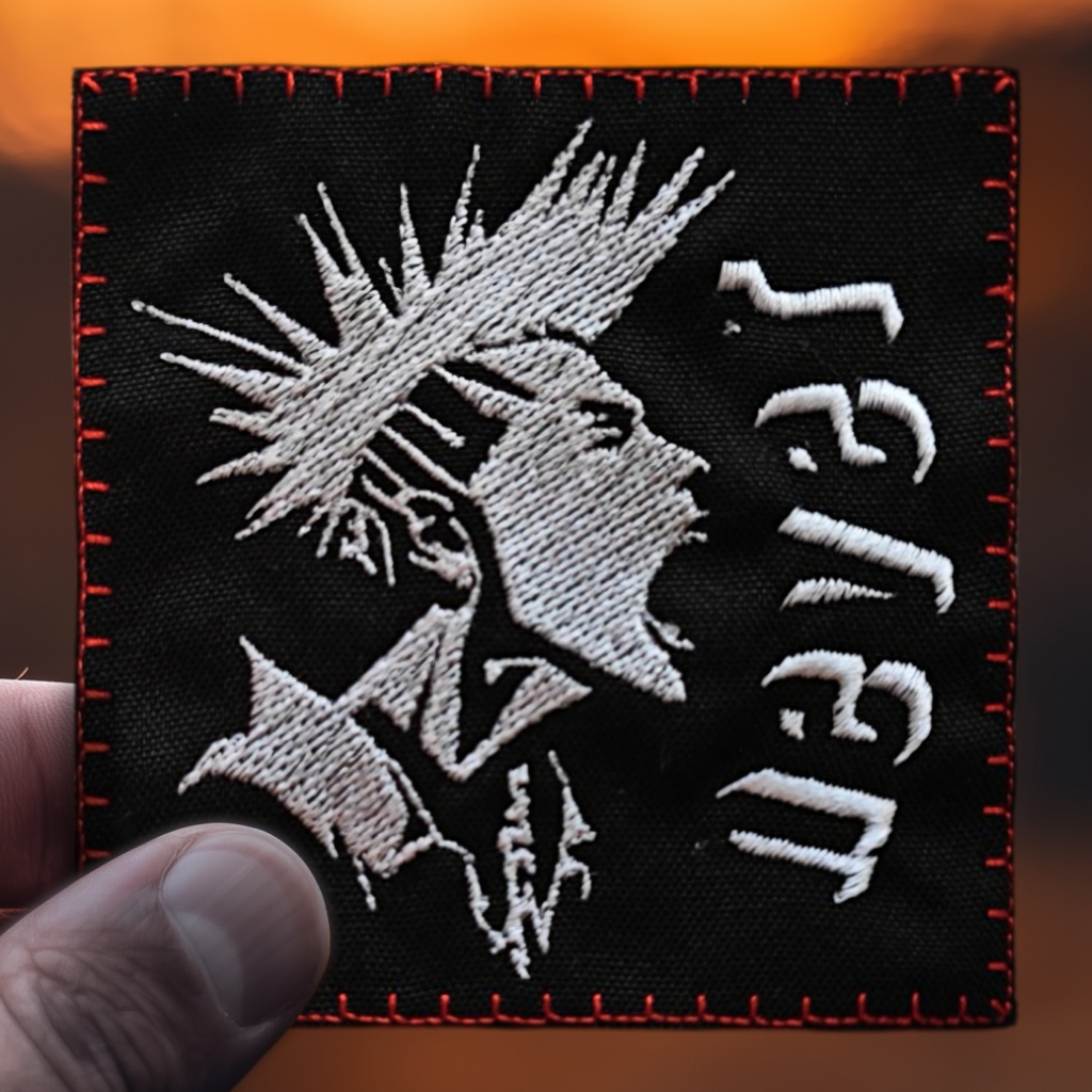 punk patches shout out Never
