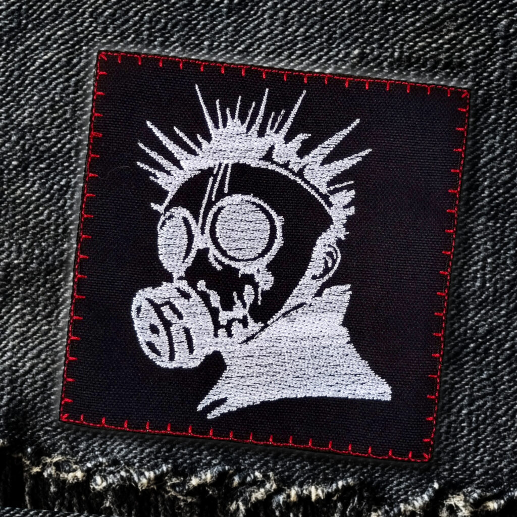 cyberpunk patch, gas mask patch by Mottopatch
