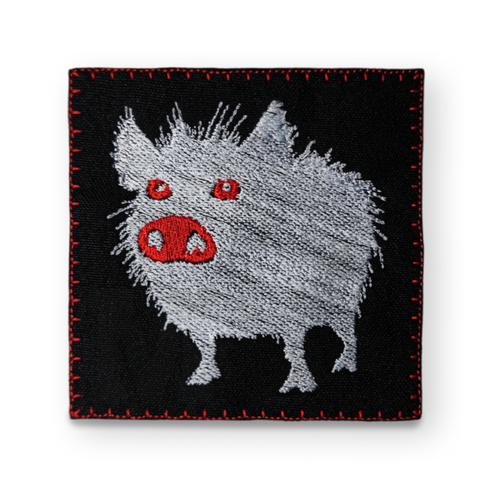 pig patch punky on white