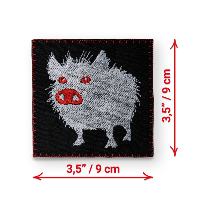 pig patch dimensions