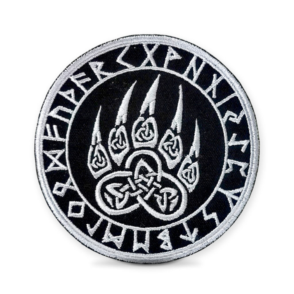 bjorn viking bear claw patch