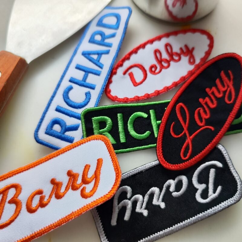vintage-name-patch-54 vintage style name patches embroidered