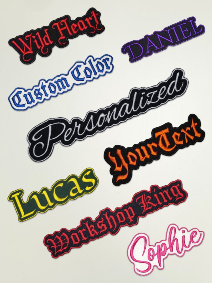 Custom Name Patch Iron On | Laser Cut Style - Image 13