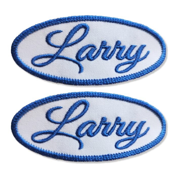Classic Name Patch, Uniform Name Tag Embroidered Iron On Personalized - Image 10