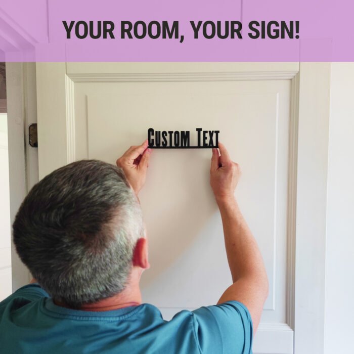 Classic Custom Door Sign for Office or Home Black, Bronze, White, Silver 15 - 35 cm 3D Printed - Image 11