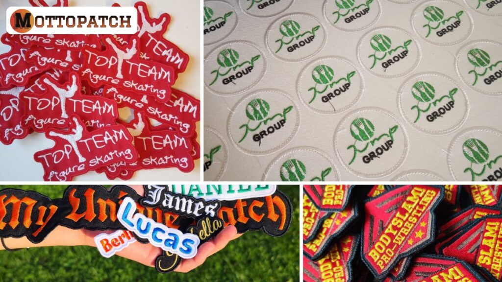 custom embroidered patches in Europe by Mottopatch