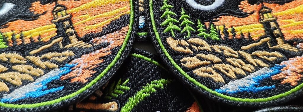 custom city souvenir patches and prints for tourist shops europe