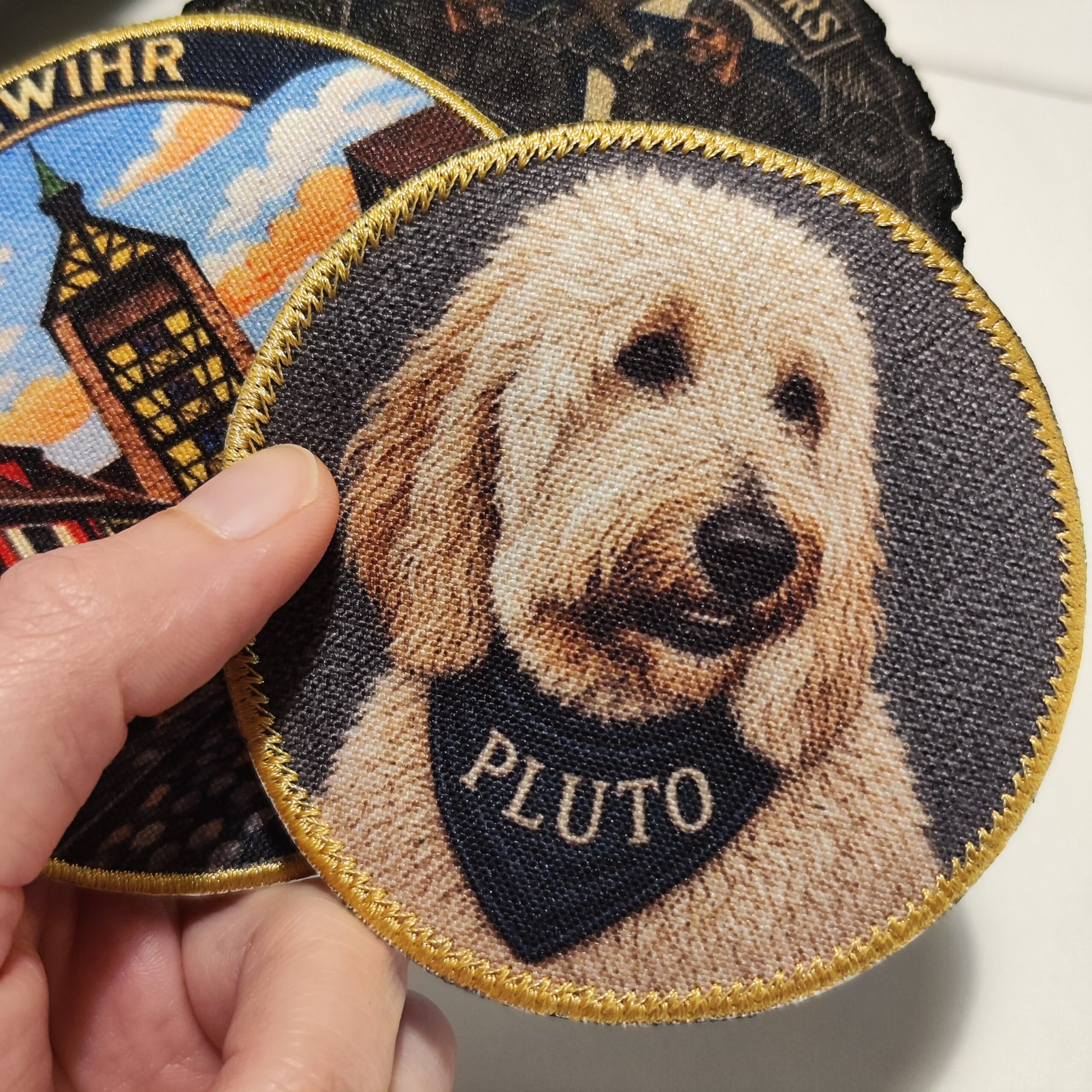 Custom Printed Sublimation Patch from Image or Photo 6-17 cm 1-10 pcs – Embroidered Edge – Sew On Iron On Hook Loop - Image 8