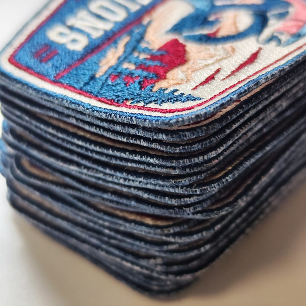 startup custom embroidered patches pile of 30 pcs for sweden
